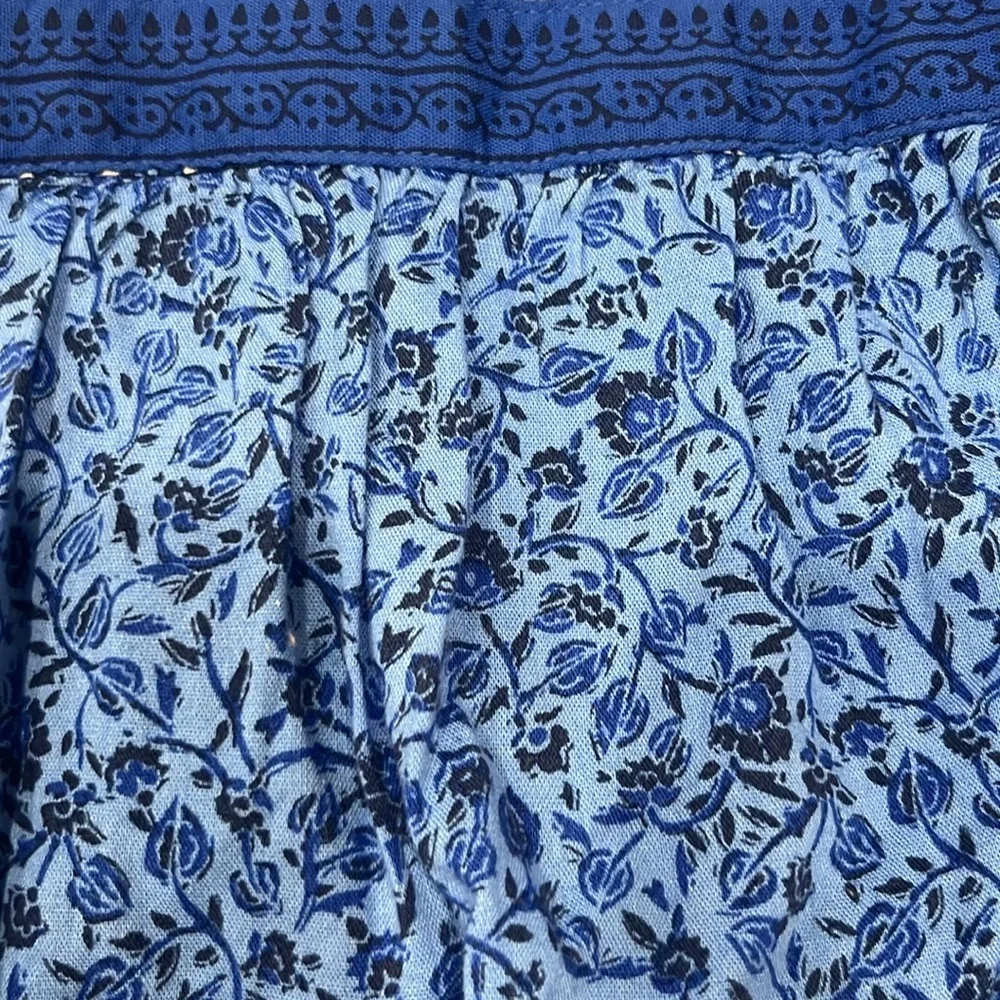 Old Navy Floral Puff-Sleeve Mini Swing Dress | Blue Blossoms | Size Large NWT - Picture 12 of 13